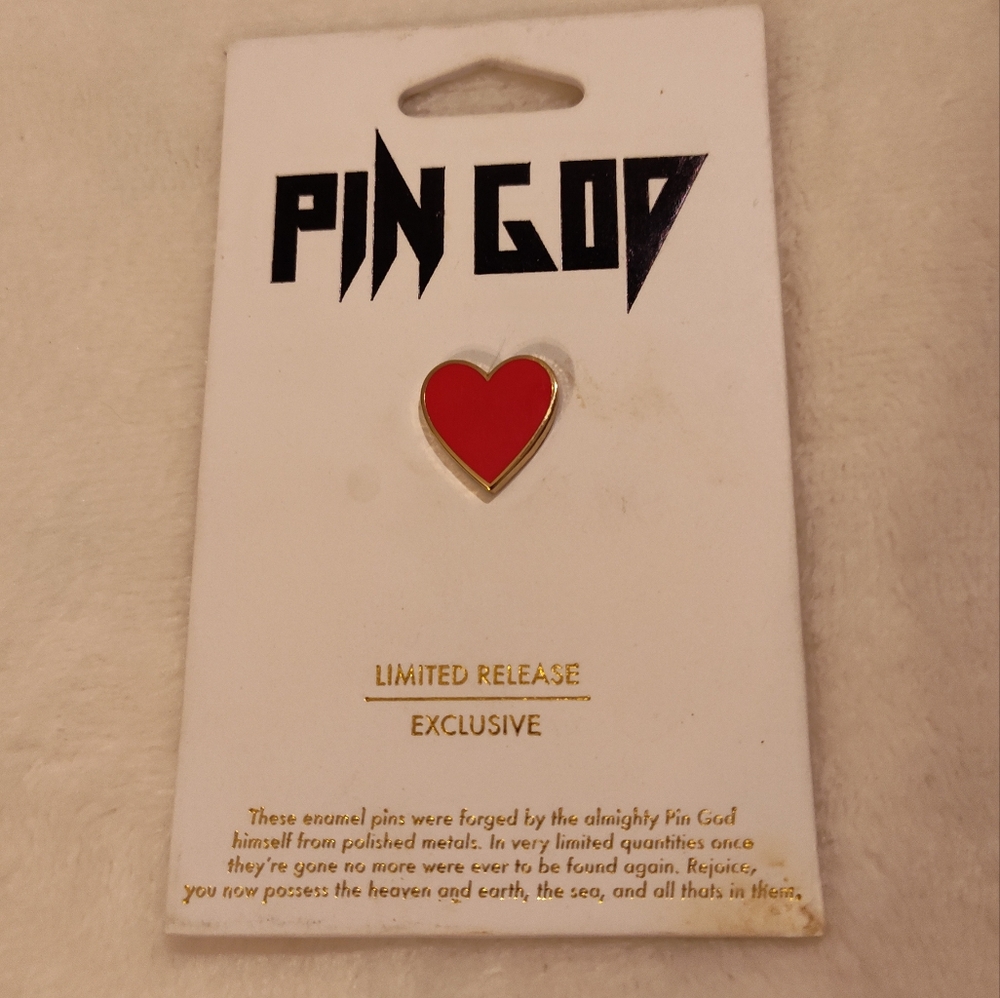 NWT! Hot Topic Pin God Enanel Pin